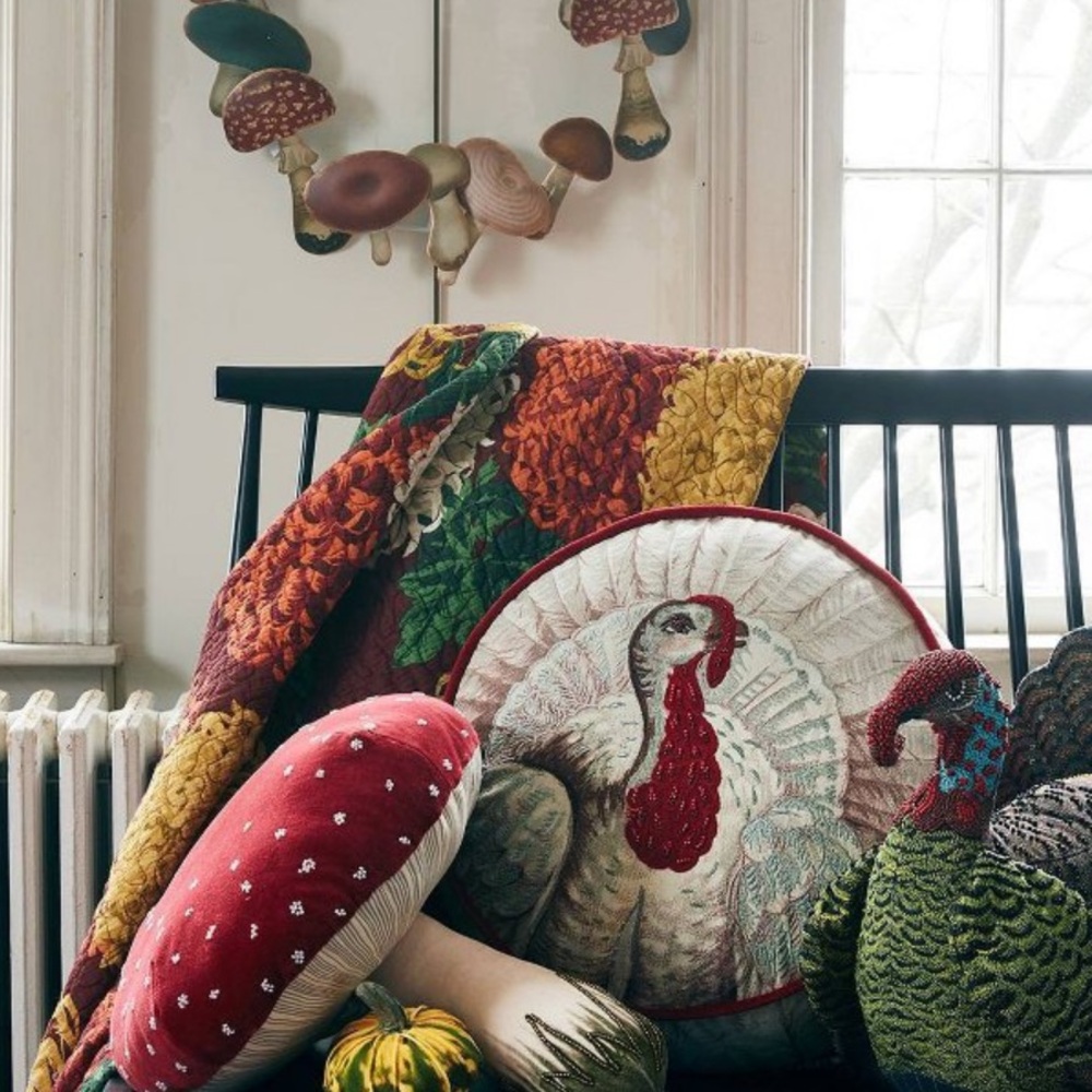 John Derian mushroom wreath - Picture 3 of 7